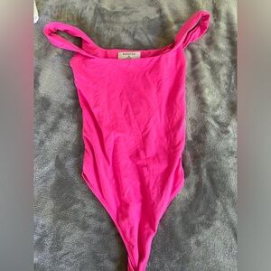 Aritzia pink bodysuit